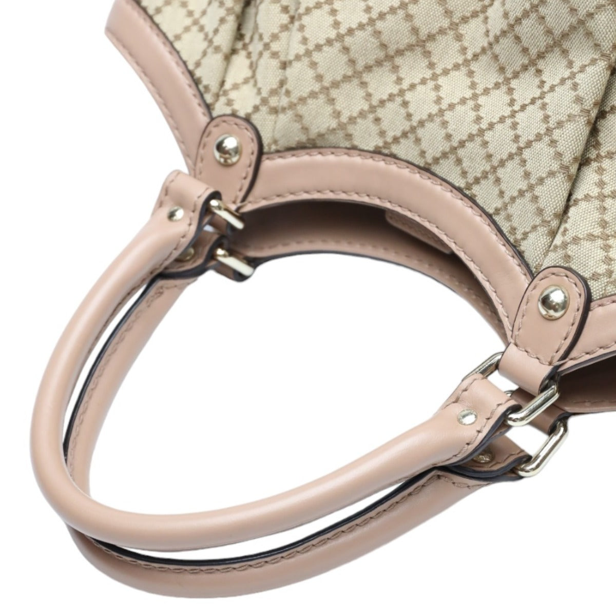 GUCCI Tote Bag
 Handbag Diamante Canvas GG Canvas 211944 Beige [SS]
 【second hand】 