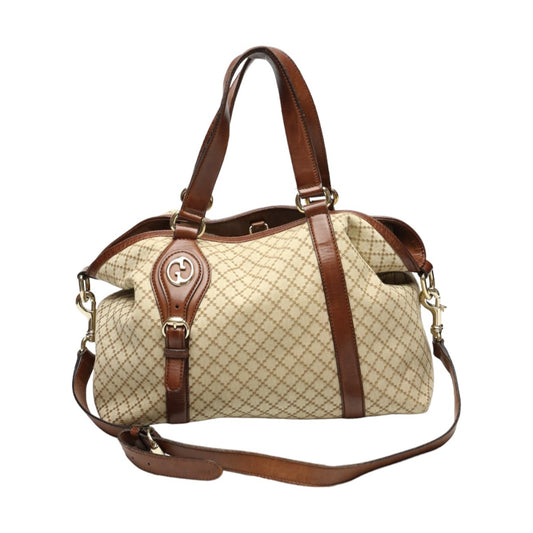 GUCCI Tote Bag
 2WAY Shoulder Bag Diamante Canvas 282346 Antique Brown [SS]
 【second hand】 