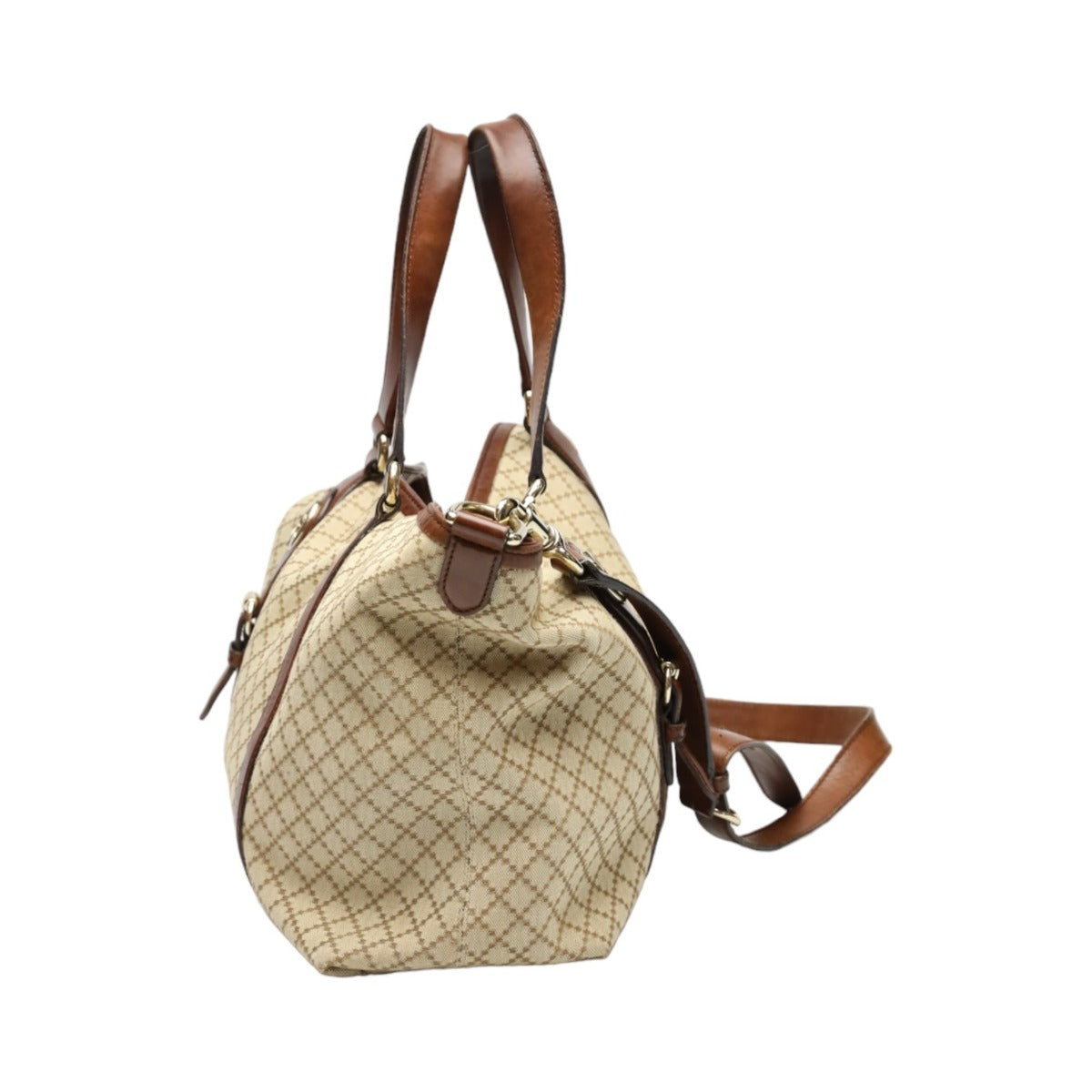 グッチ GUCCI トートバッグ
 2WAYショルダーバッグ ディアマンテ キャンバス 282346 アンティークブラウン 【SS】
 【中古】