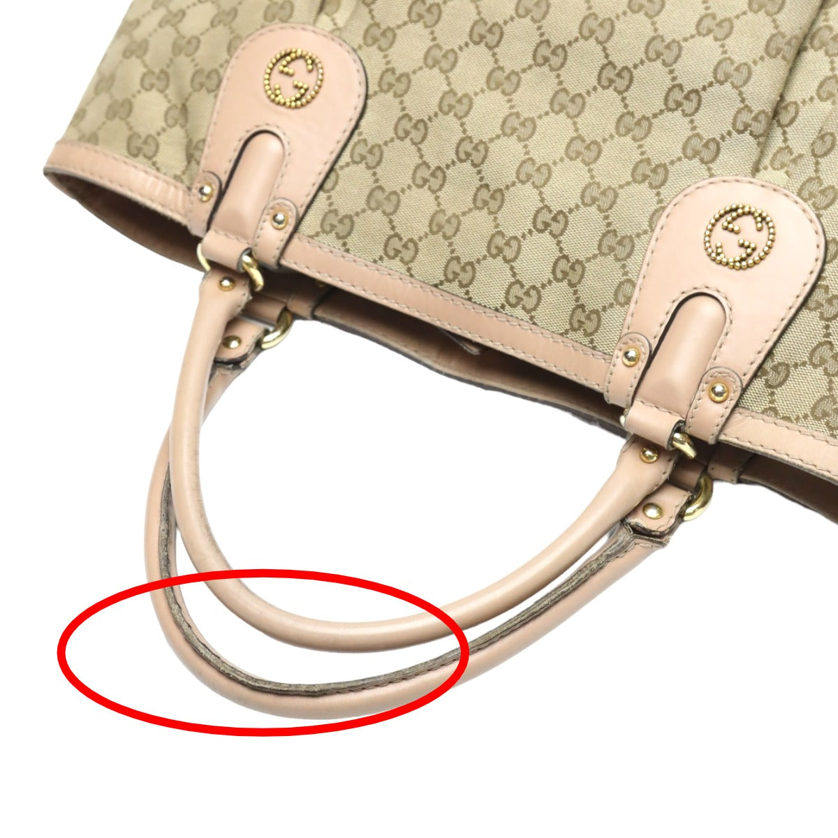 GUCCI Tote Bag
 Handbag GG Pattern Canvas GG Canvas 269951 Beige [SS]
 【second hand】 