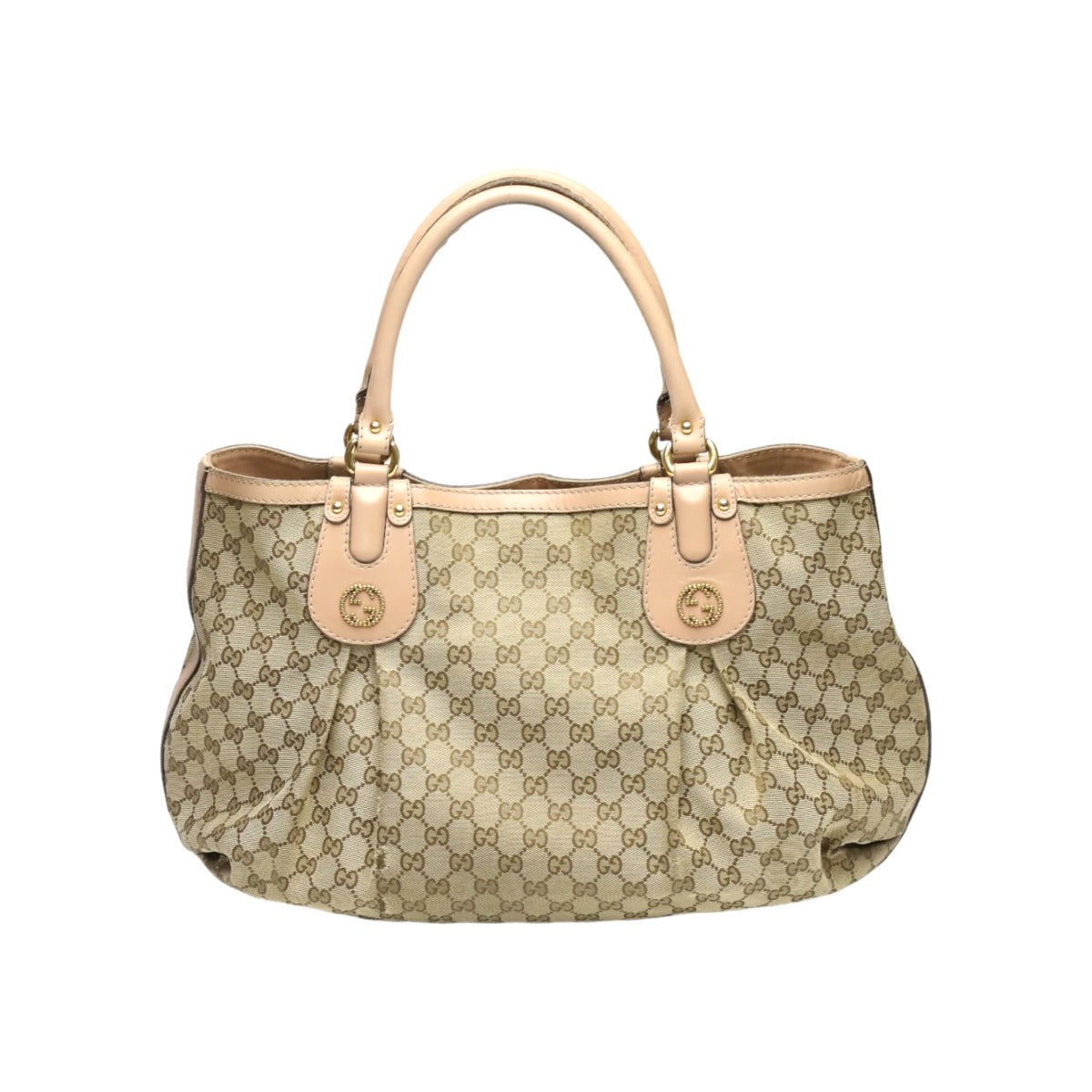 GUCCI Tote Bag
 Handbag GG Pattern Canvas GG Canvas 269951 Beige [SS]
 【second hand】 