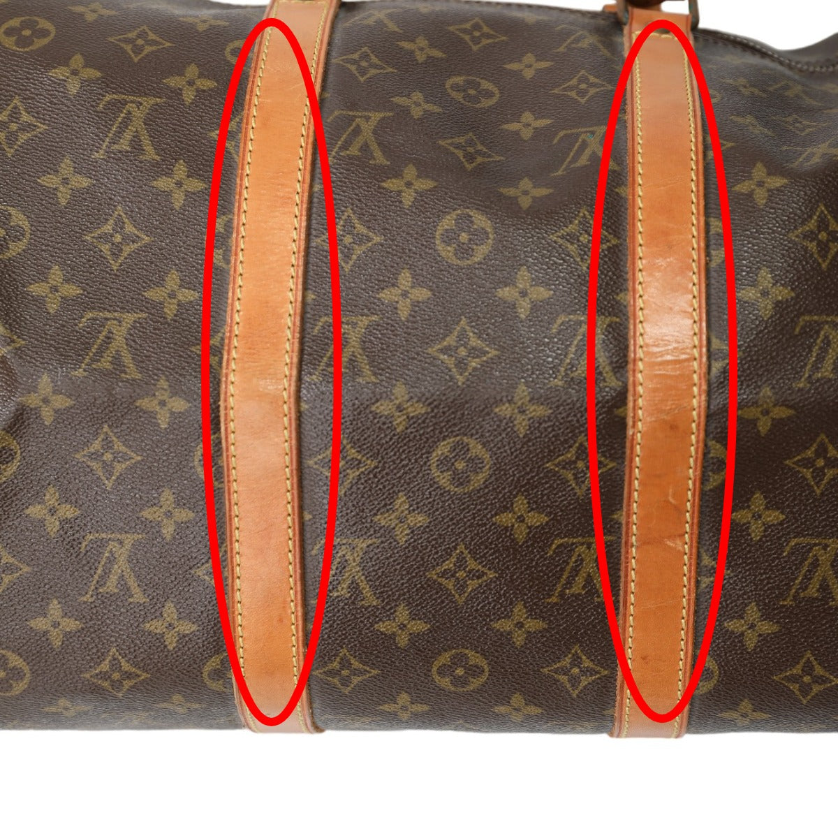 Louis Vuitton Boston Bag
 Keepall 50 Monogram Travel Bag Monogram Canvas M41426 Brown LV
 [SS]
 【second hand】 