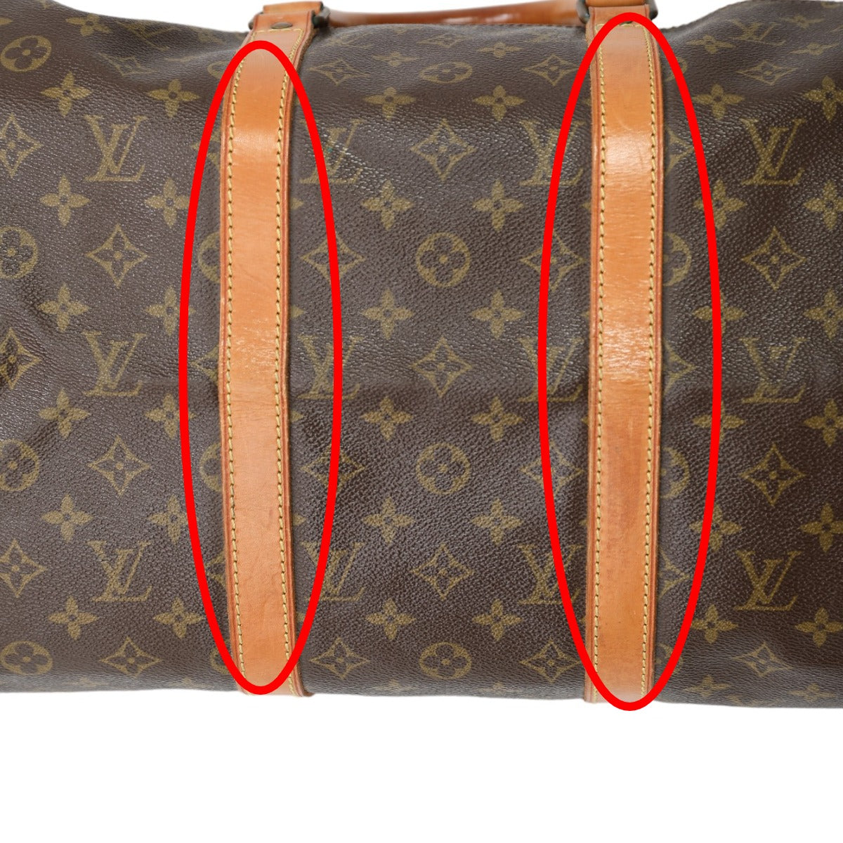 Louis Vuitton Boston Bag
 Keepall 50 Monogram Travel Bag Monogram Canvas M41426 Brown LV
 [SS]
 【second hand】 