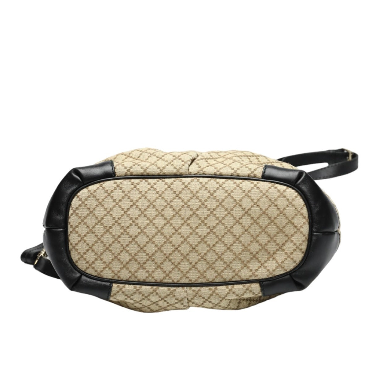 GUCCI shoulder bag
 2WAY Shoulder Bag Diamante Canvas 247902 Black x Beige [SS]
 【second hand】 