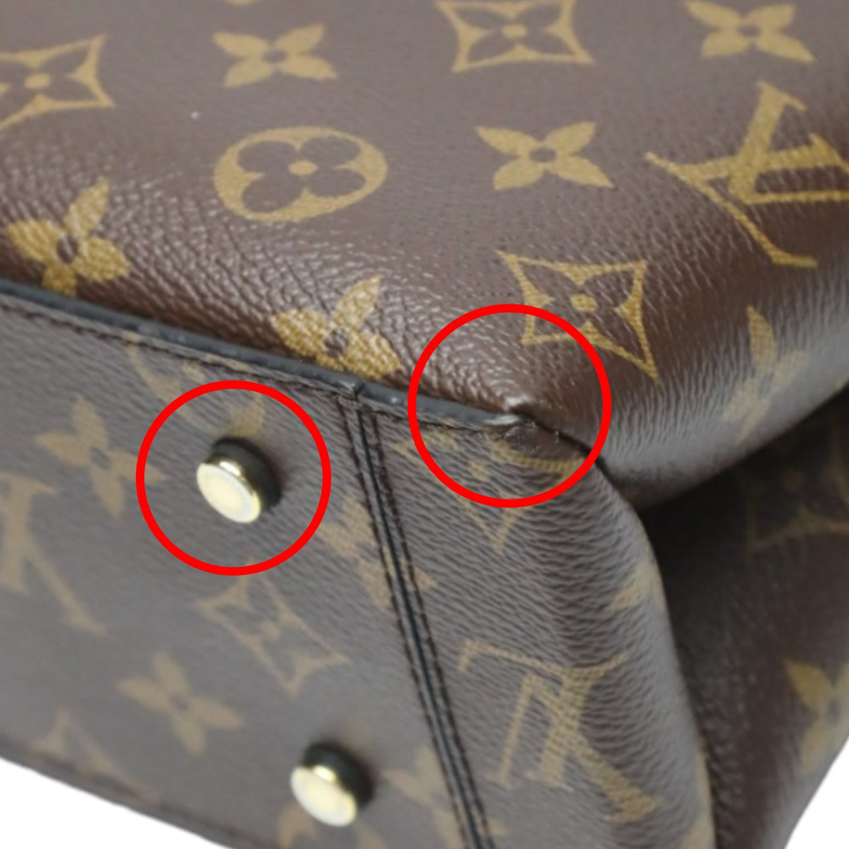 ルイヴィトン LOUIS VUITTON ショルダーバッグ
 2WAYバッグ モノグラム ワンハンドル　フラップバッグ モノグラムキャンバス M43125 ブラウン LV
 【SS】
 【中古】