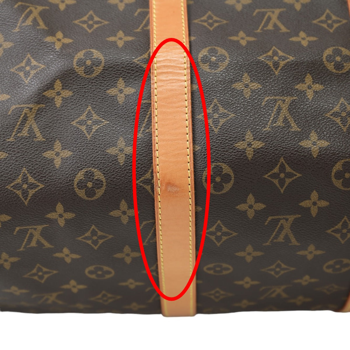 Louis Vuitton Boston Bag
 Travel bag Monogram Keepall 55 Monogram canvas M41424 Brown LV
 [SS]
 【second hand】 