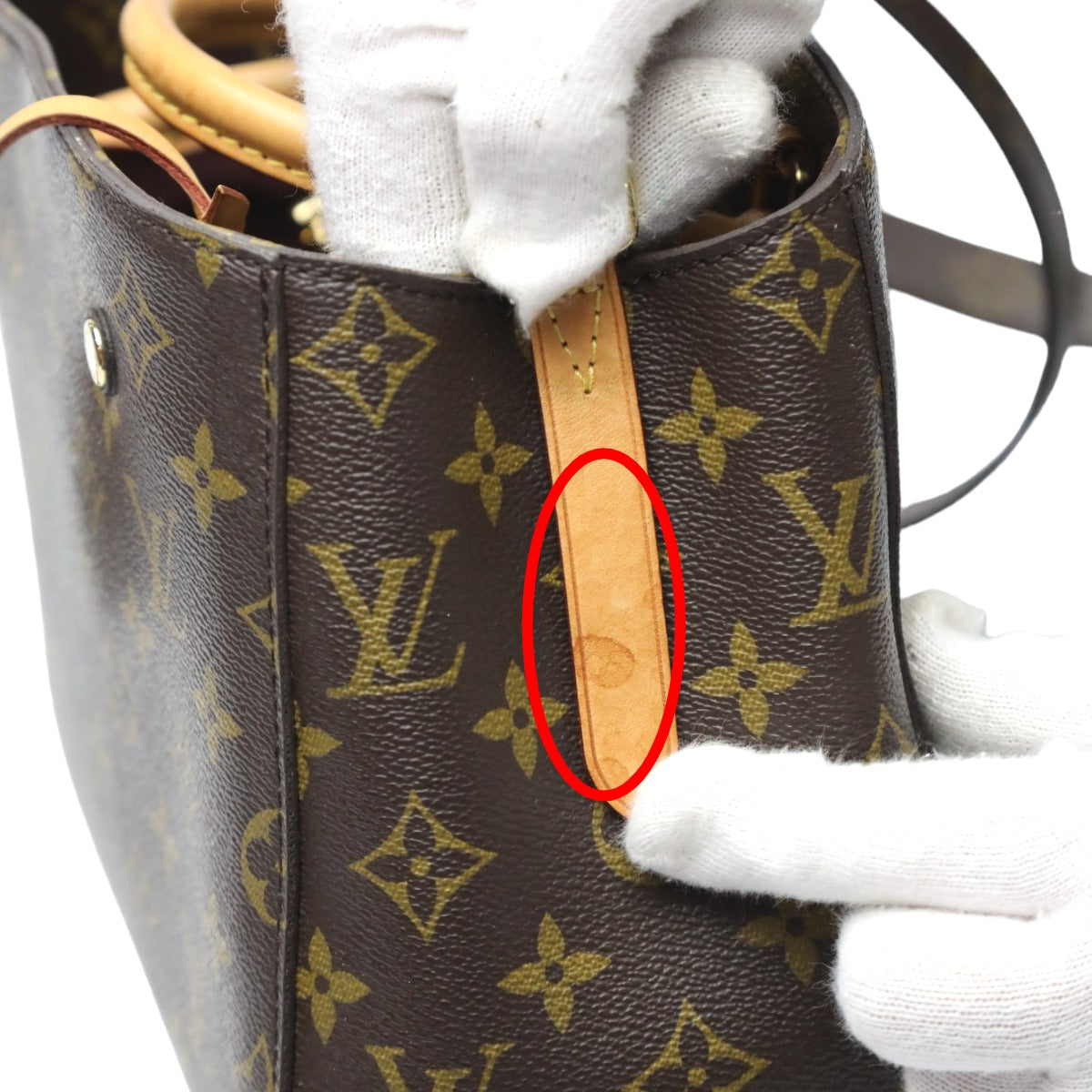 LOUIS VUITTON Shoulder Bag
 Monogram Montaigne BB Handbag Monogram Canvas M41055 Brown LV
 [SS]
 【second hand】 