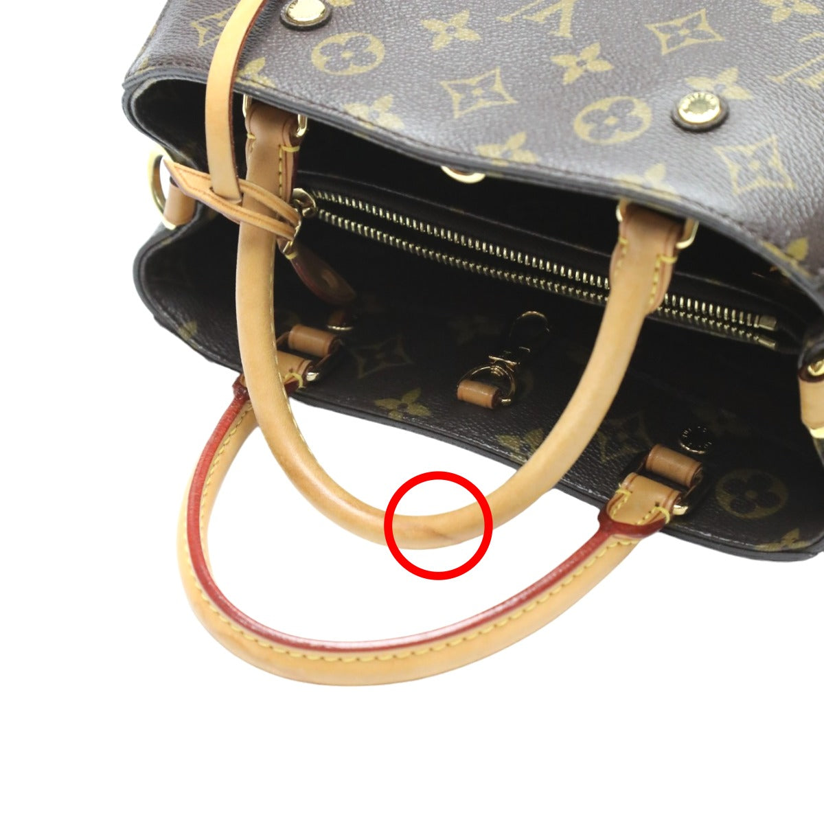 LOUIS VUITTON Shoulder Bag
 Monogram Montaigne BB Handbag Monogram Canvas M41055 Brown LV
 [SS]
 【second hand】 