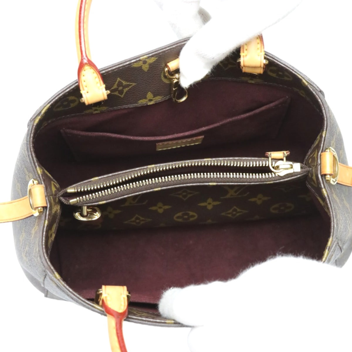 LOUIS VUITTON Shoulder Bag
 Monogram Montaigne BB Handbag Monogram Canvas M41055 Brown LV
 [SS]
 【second hand】 