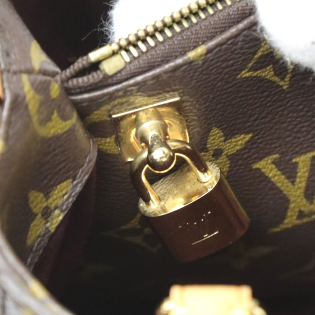 LOUIS VUITTON Shoulder Bag
 Monogram Montaigne BB Handbag Monogram Canvas M41055 Brown LV
 [SS]
 【second hand】 