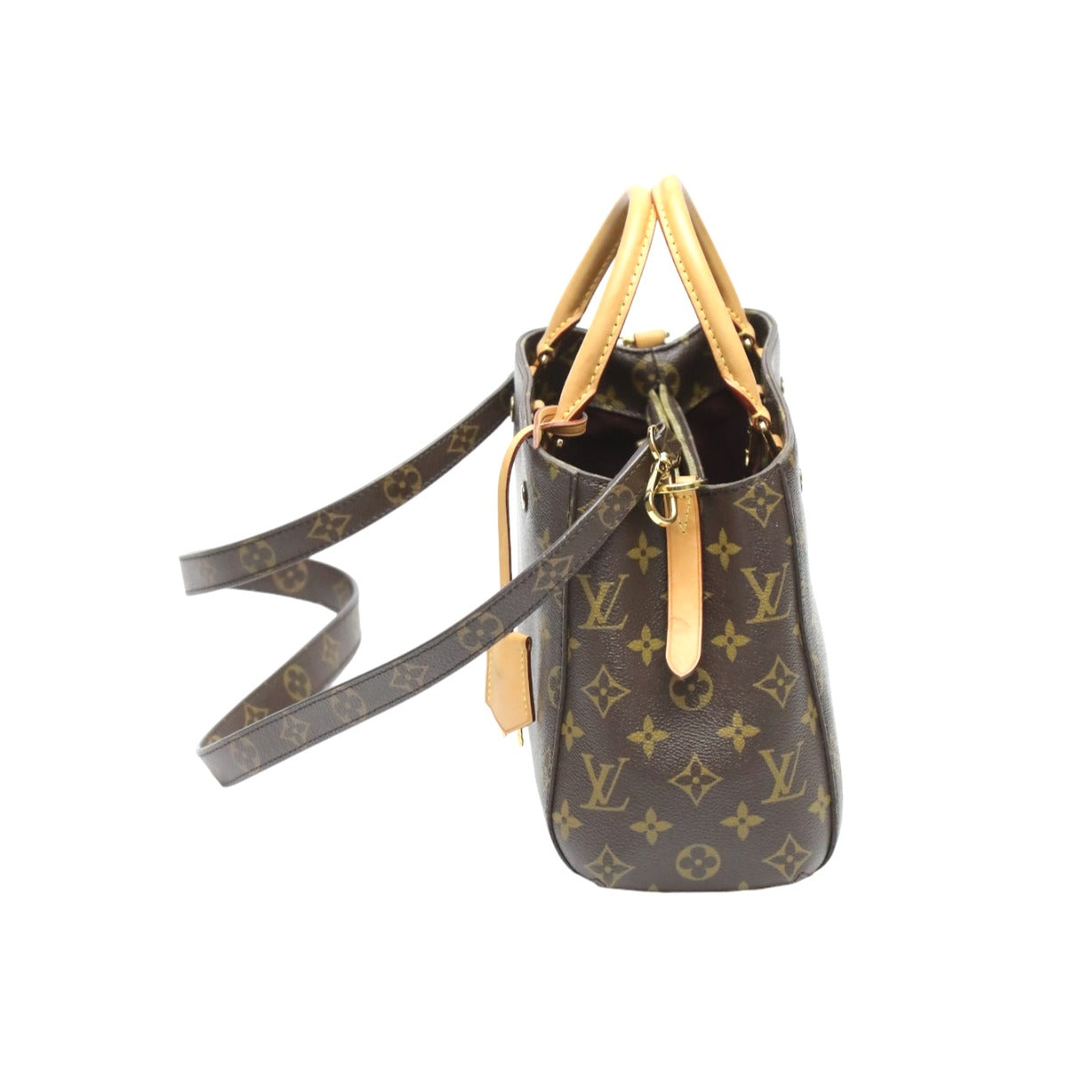 LOUIS VUITTON Shoulder Bag
 Monogram Montaigne BB Handbag Monogram Canvas M41055 Brown LV
 [SS]
 【second hand】 