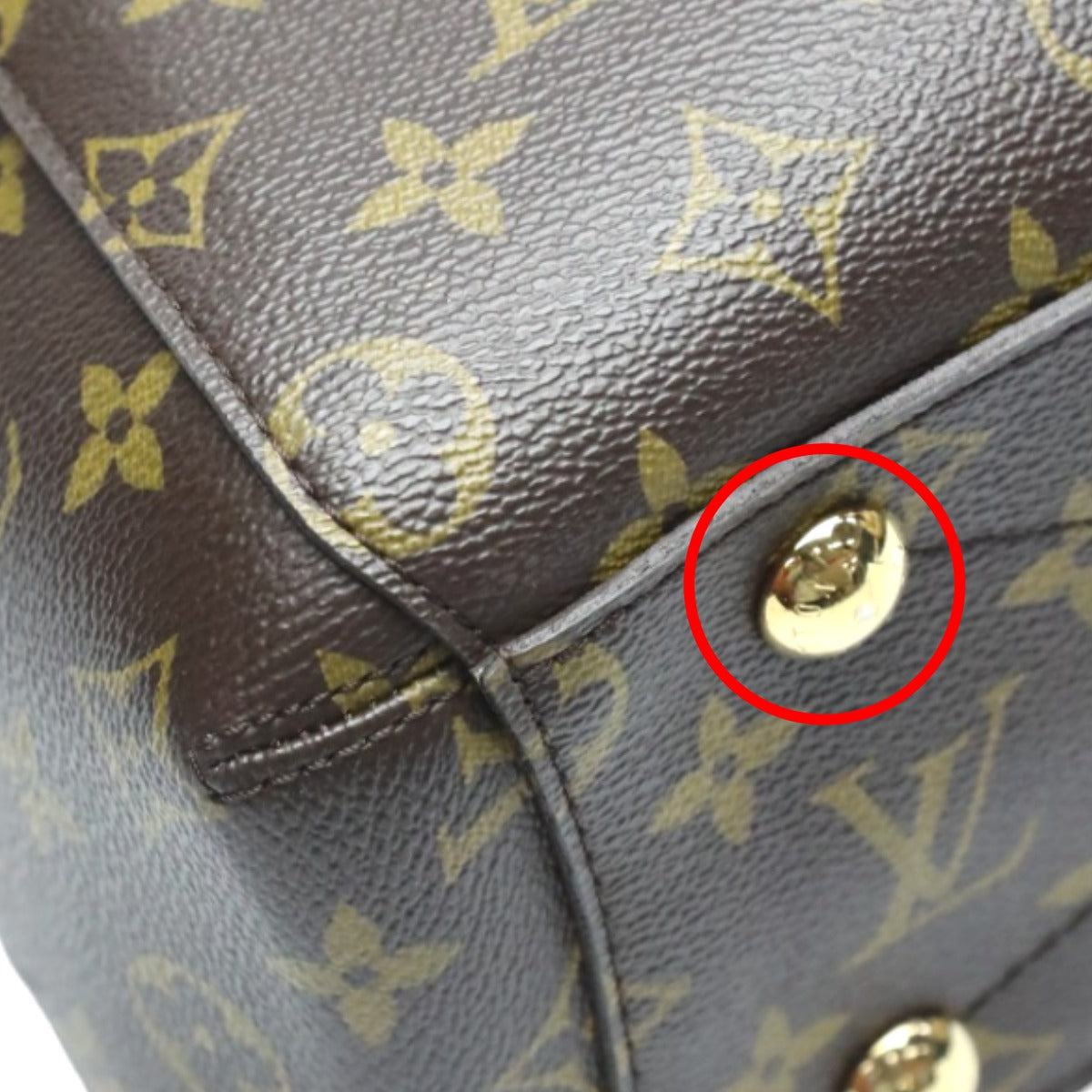 LOUIS VUITTON Shoulder Bag
 Monogram Montaigne BB Handbag Monogram Canvas M41055 Brown LV
 [SS]
 【second hand】 