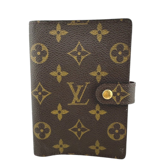 ルイヴィトン LOUIS VUITTON 手帳カバー
 手帳ケース モノグラム アジェンダPM モノグラムキャンバス R20005 ブラウン LV
 【SS】
 【中古】