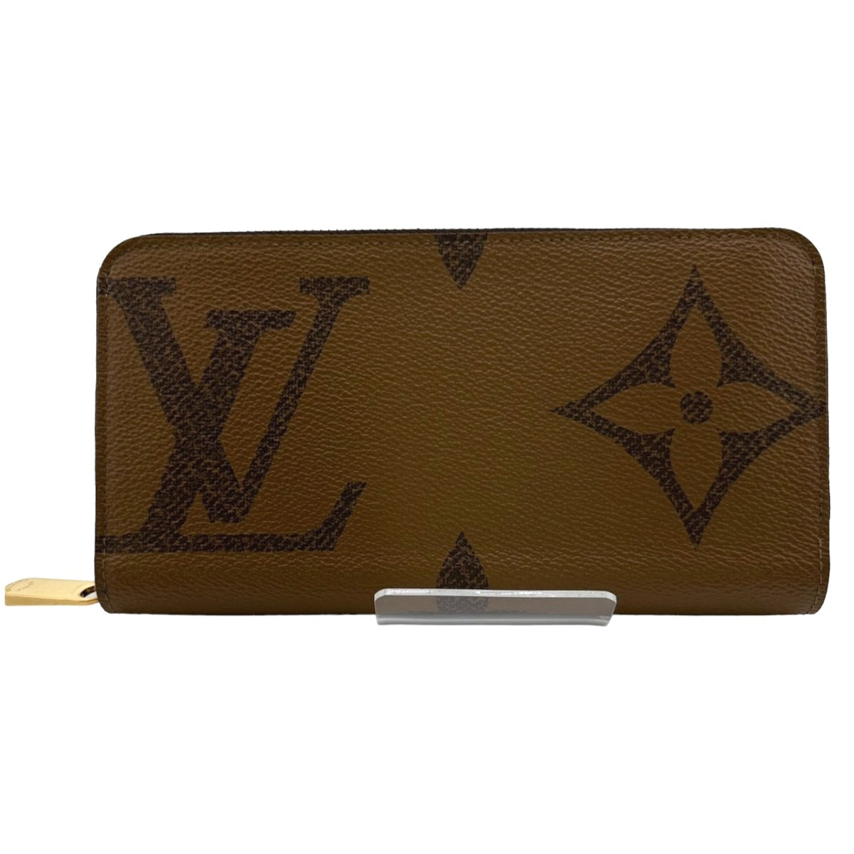 Louis Vuitton LOUIS VUITTON Long Wallet
 Giant Reverse Monogram Zippy Wallet Monogram Canvas M69353 Brown LV
 [SS]
 【second hand】 