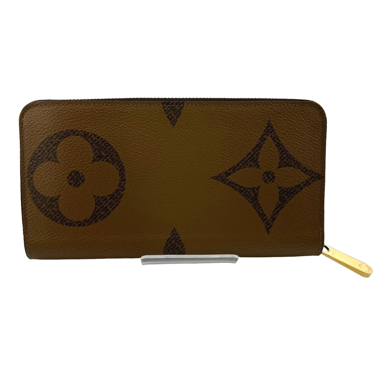 Louis Vuitton LOUIS VUITTON Long Wallet
 Giant Reverse Monogram Zippy Wallet Monogram Canvas M69353 Brown LV
 [SS]
 【second hand】 