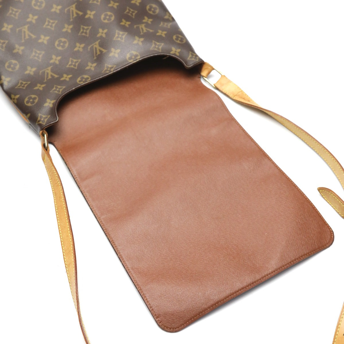 ルイヴィトン LOUIS VUITTON ショルダーバッグ
 斜め掛けショルダー モノグラム  ミュゼット モノグラムキャンバス M51256 ブラウン LV
 【SS】
 【中古】