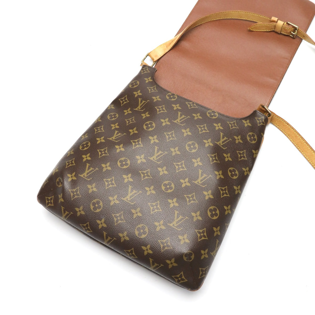 ルイヴィトン LOUIS VUITTON ショルダーバッグ
 斜め掛けショルダー モノグラム  ミュゼット モノグラムキャンバス M51256 ブラウン LV
 【SS】
 【中古】