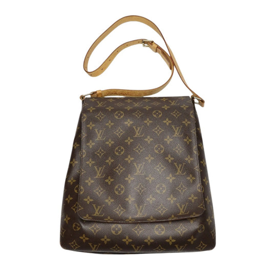 ルイヴィトン LOUIS VUITTON ショルダーバッグ
 斜め掛けショルダー モノグラム  ミュゼット モノグラムキャンバス M51256 ブラウン LV
 【SS】
 【中古】