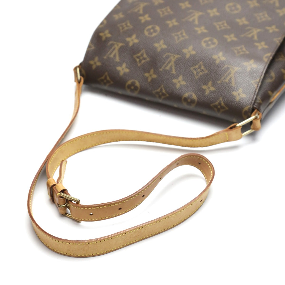 ルイヴィトン LOUIS VUITTON ショルダーバッグ
 斜め掛けショルダー モノグラム ミュゼット モノグラムキャンバス M51256 ブラウン LV
 【SS】
 【中古】