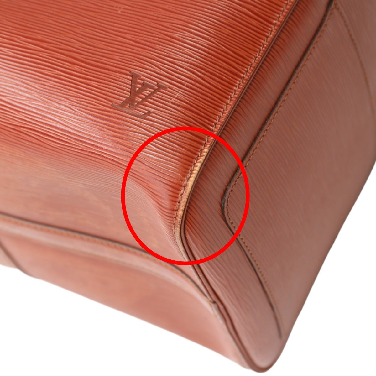 Louis Vuitton Boston Bag
 Epi Keepall 45 Travel Bag, Epi Leather, M42973, Kenyan Brown, LV
 [SS]
 【second hand】 