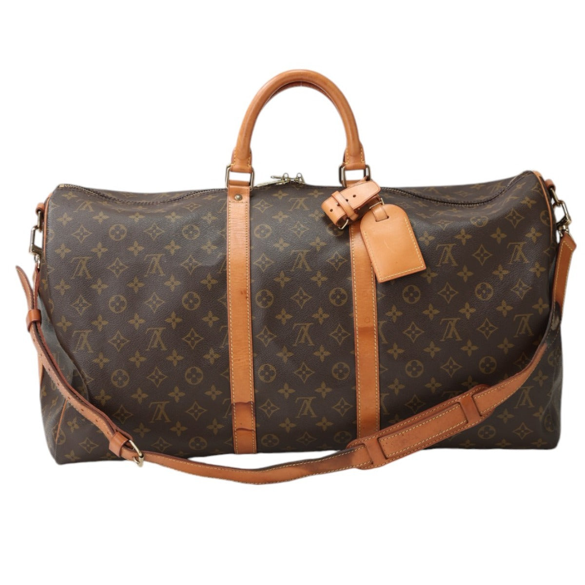 ルイヴィトン LOUIS VUITTON ボストンバッグ
 旅行カバン モノグラム  キーポル・バンドリエール55 モノグラムキャンバス M41414 ブラウン LV
 【SS】
 【中古】