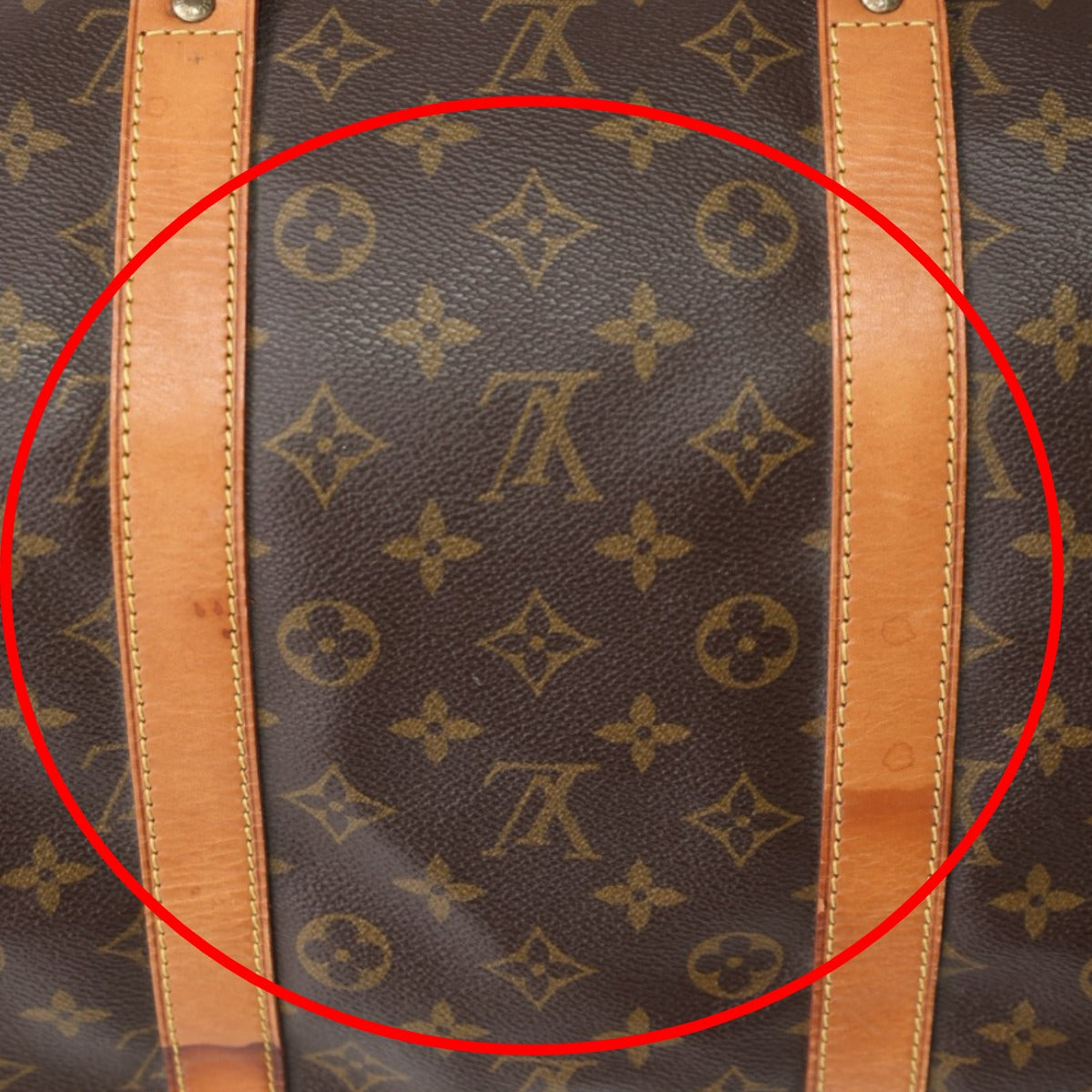 ルイヴィトン LOUIS VUITTON ボストンバッグ
 旅行カバン モノグラム  キーポル・バンドリエール55 モノグラムキャンバス M41414 ブラウン LV
 【SS】
 【中古】