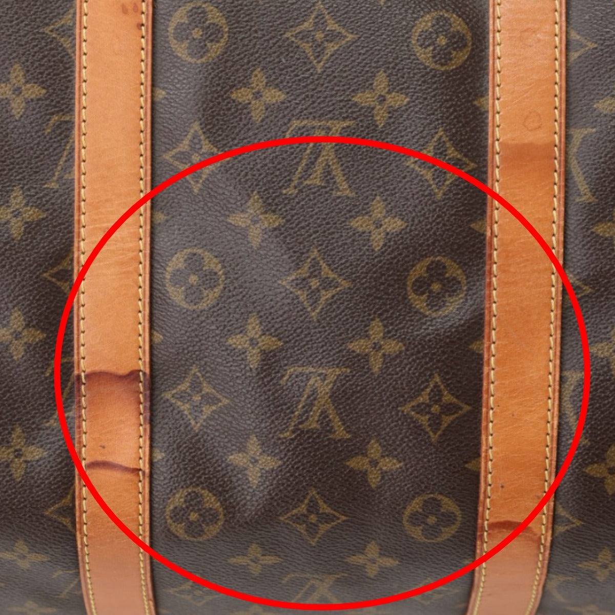 ルイヴィトン LOUIS VUITTON ボストンバッグ
 旅行カバン モノグラム  キーポル・バンドリエール55 モノグラムキャンバス M41414 ブラウン LV
 【SS】
 【中古】