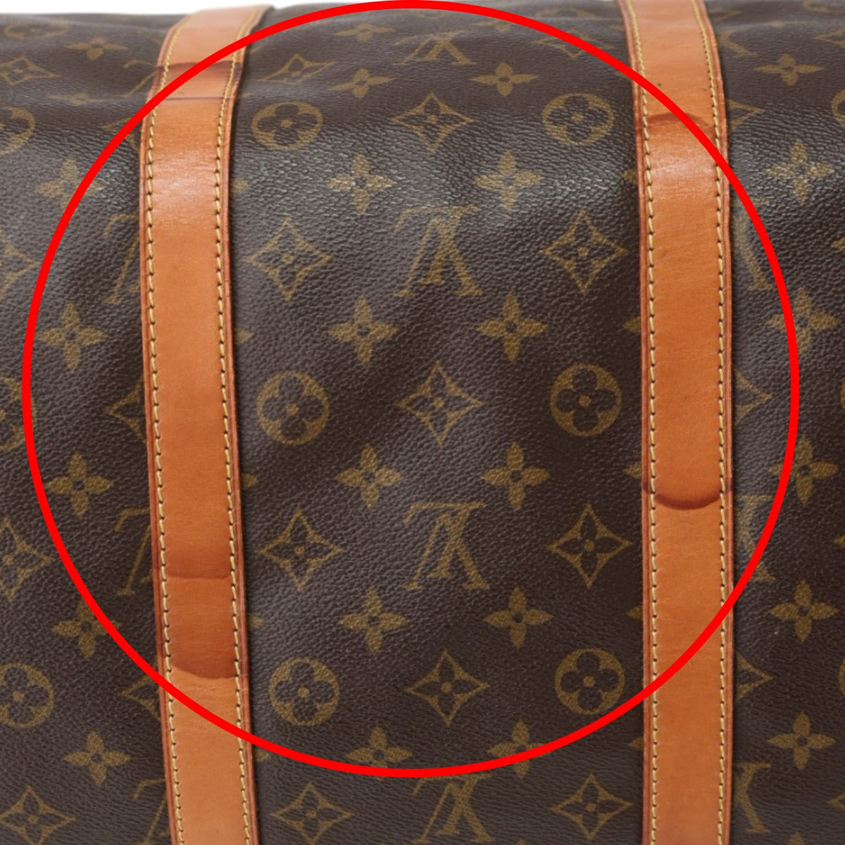 ルイヴィトン LOUIS VUITTON ボストンバッグ
 旅行カバン モノグラム  キーポル・バンドリエール55 モノグラムキャンバス M41414 ブラウン LV
 【SS】
 【中古】