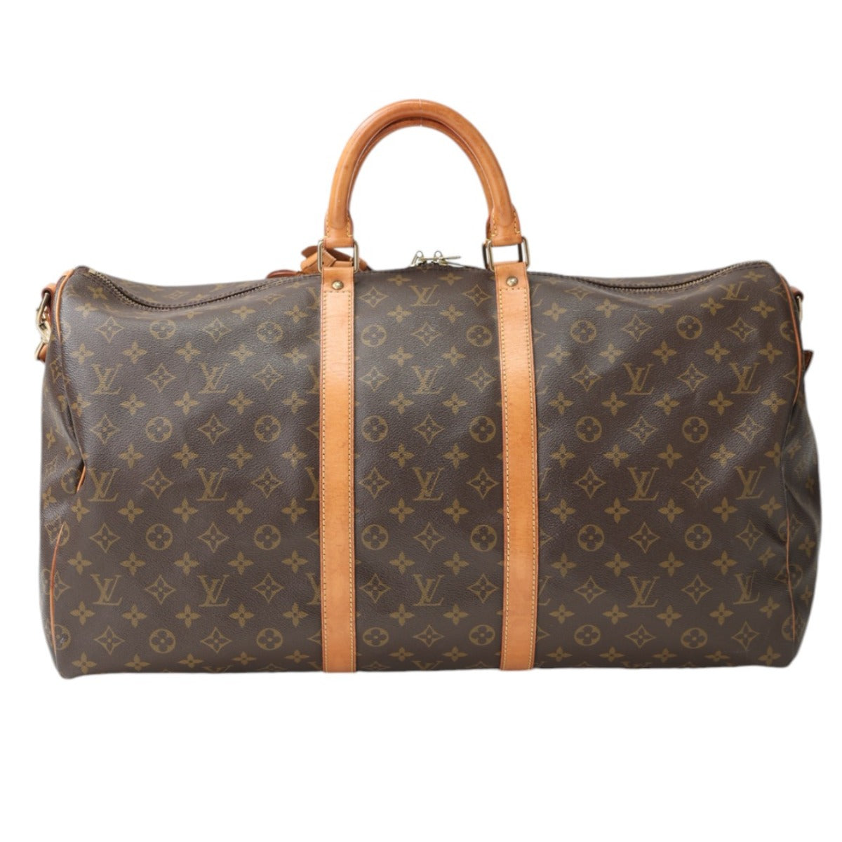 ルイヴィトン LOUIS VUITTON ボストンバッグ
 旅行カバン モノグラム  キーポル・バンドリエール55 モノグラムキャンバス M41414 ブラウン LV
 【SS】
 【中古】