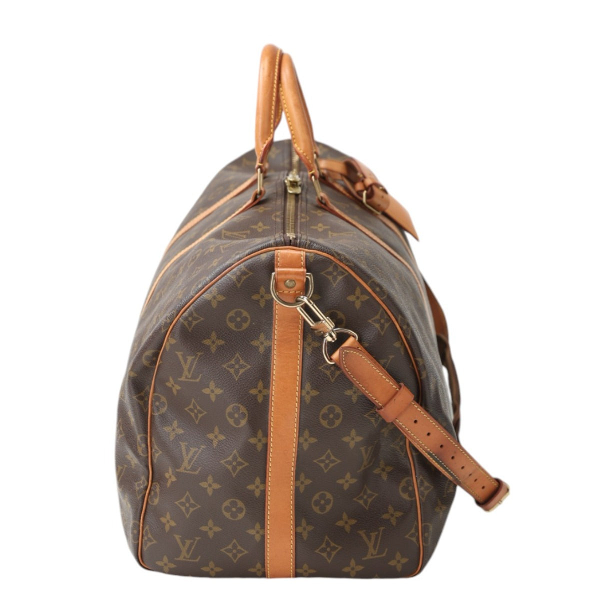 ルイヴィトン LOUIS VUITTON ボストンバッグ
 旅行カバン モノグラム  キーポル・バンドリエール55 モノグラムキャンバス M41414 ブラウン LV
 【SS】
 【中古】