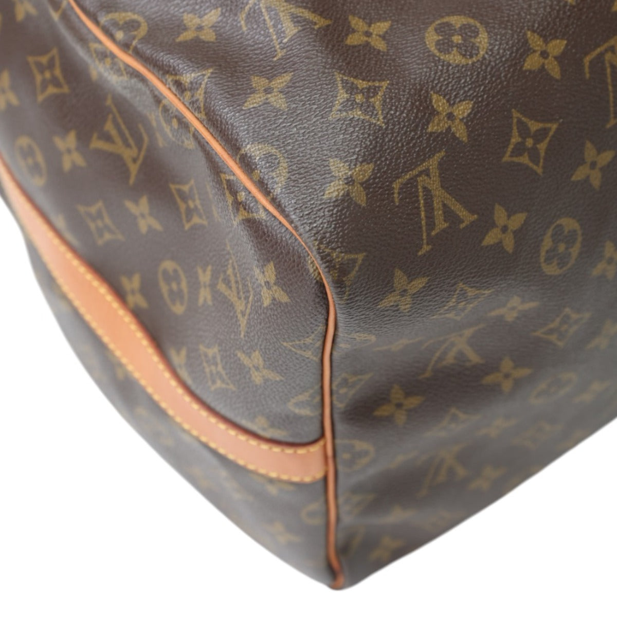 ルイヴィトン LOUIS VUITTON ボストンバッグ
 旅行カバン モノグラム  キーポル・バンドリエール55 モノグラムキャンバス M41414 ブラウン LV
 【SS】
 【中古】