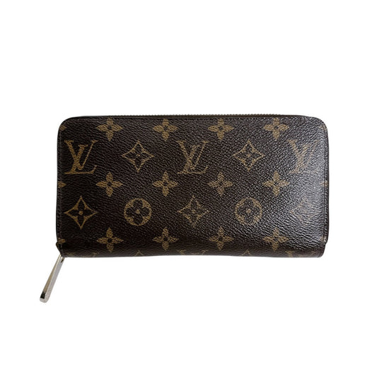 ルイヴィトン LOUIS VUITTON 長財布
 ジッピーウォレット モノグラム ラウンドファスナー モノグラムキャンバス M60017 ブラウン LV
 【SS】
 【中古】