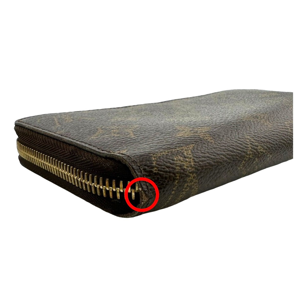 ルイヴィトン LOUIS VUITTON 長財布
 ジッピーウォレット モノグラム ラウンドファスナー モノグラムキャンバス M60017 ブラウン LV
 【SS】
 【中古】