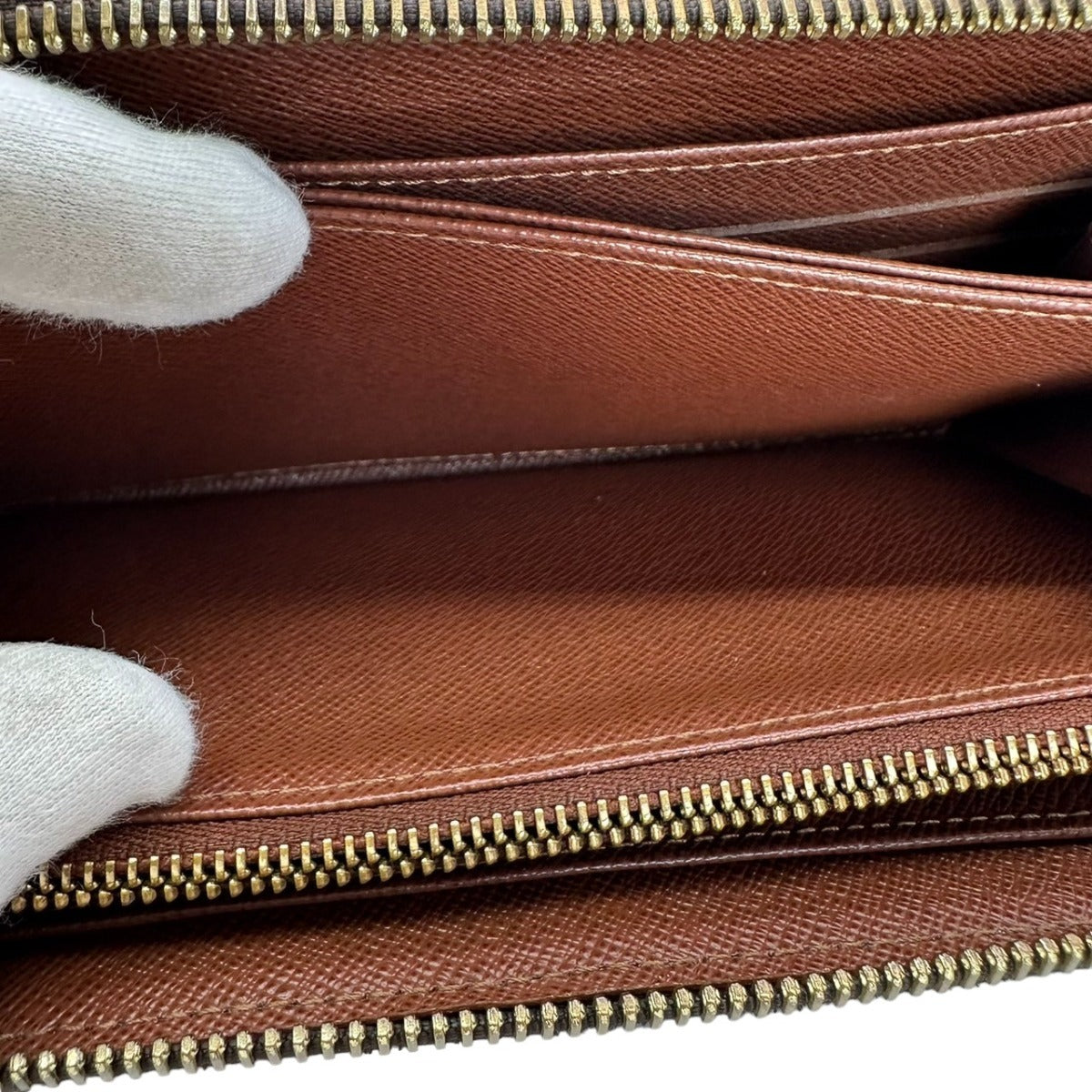 ルイヴィトン LOUIS VUITTON 長財布
 ジッピーウォレット モノグラム ラウンドファスナー モノグラムキャンバス M60017 ブラウン LV
 【SS】
 【中古】
