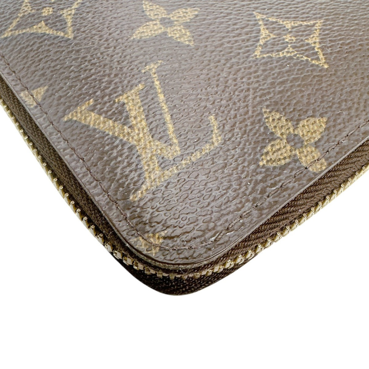ルイヴィトン LOUIS VUITTON 長財布
 ジッピーウォレット モノグラム ラウンドファスナー モノグラムキャンバス M60017 ブラウン LV
 【SS】
 【中古】