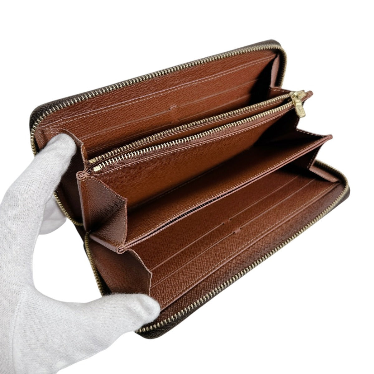 ルイヴィトン LOUIS VUITTON 長財布
 ジッピーウォレット モノグラム ラウンドファスナー モノグラムキャンバス M60017 ブラウン LV
 【SS】
 【中古】
