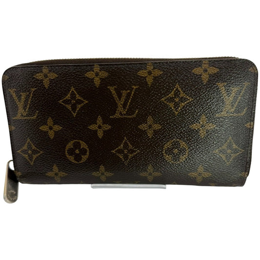 ルイヴィトン LOUIS VUITTON 長財布
 ジッピーウォレット モノグラム ラウンドファスナー M60017  ブラウン LV
 【SS】
 【中古】