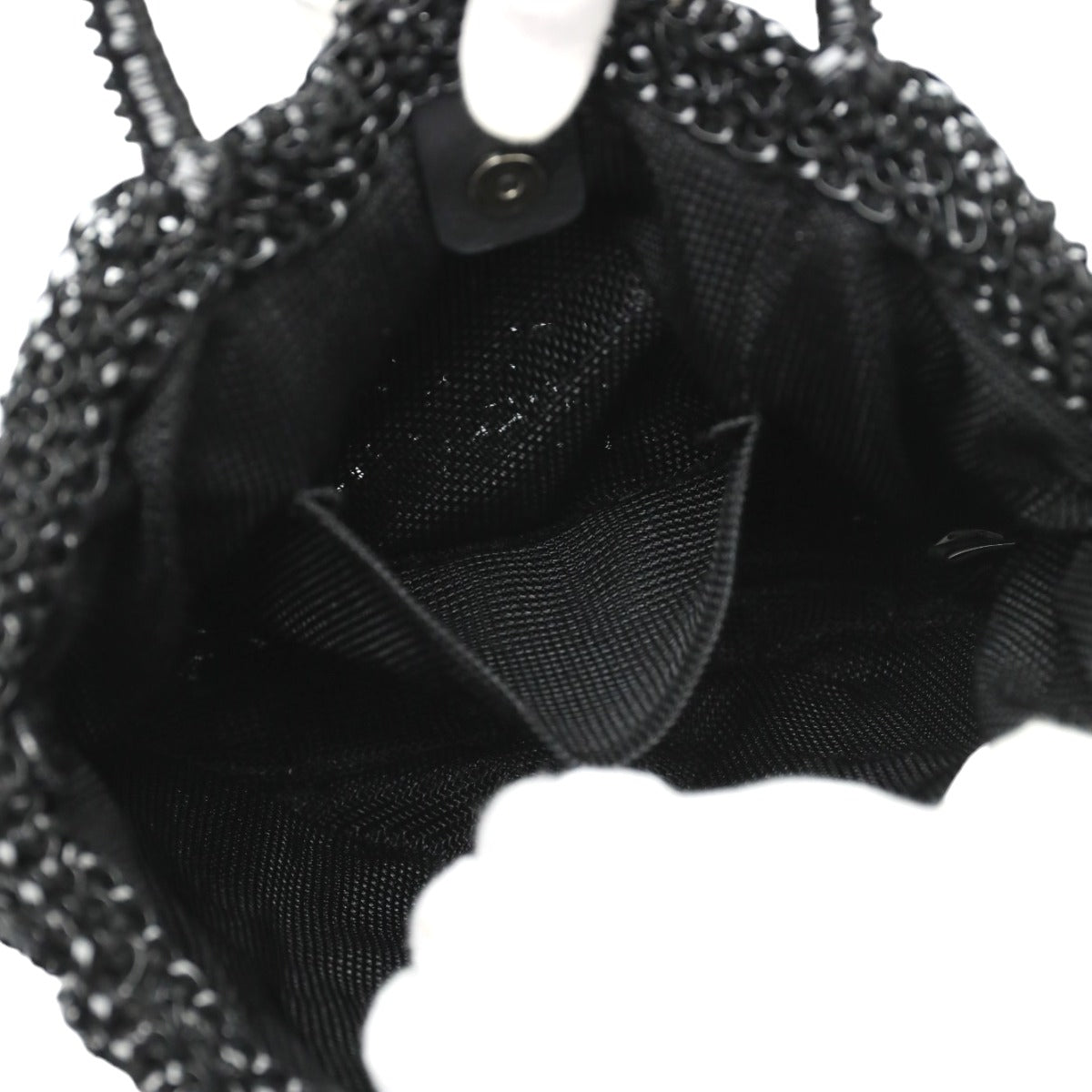 ANTEPRIMA handbags
 
Tote bag, ribbon braid, studs, wire bag, wire, black [SS]
 【second hand】 