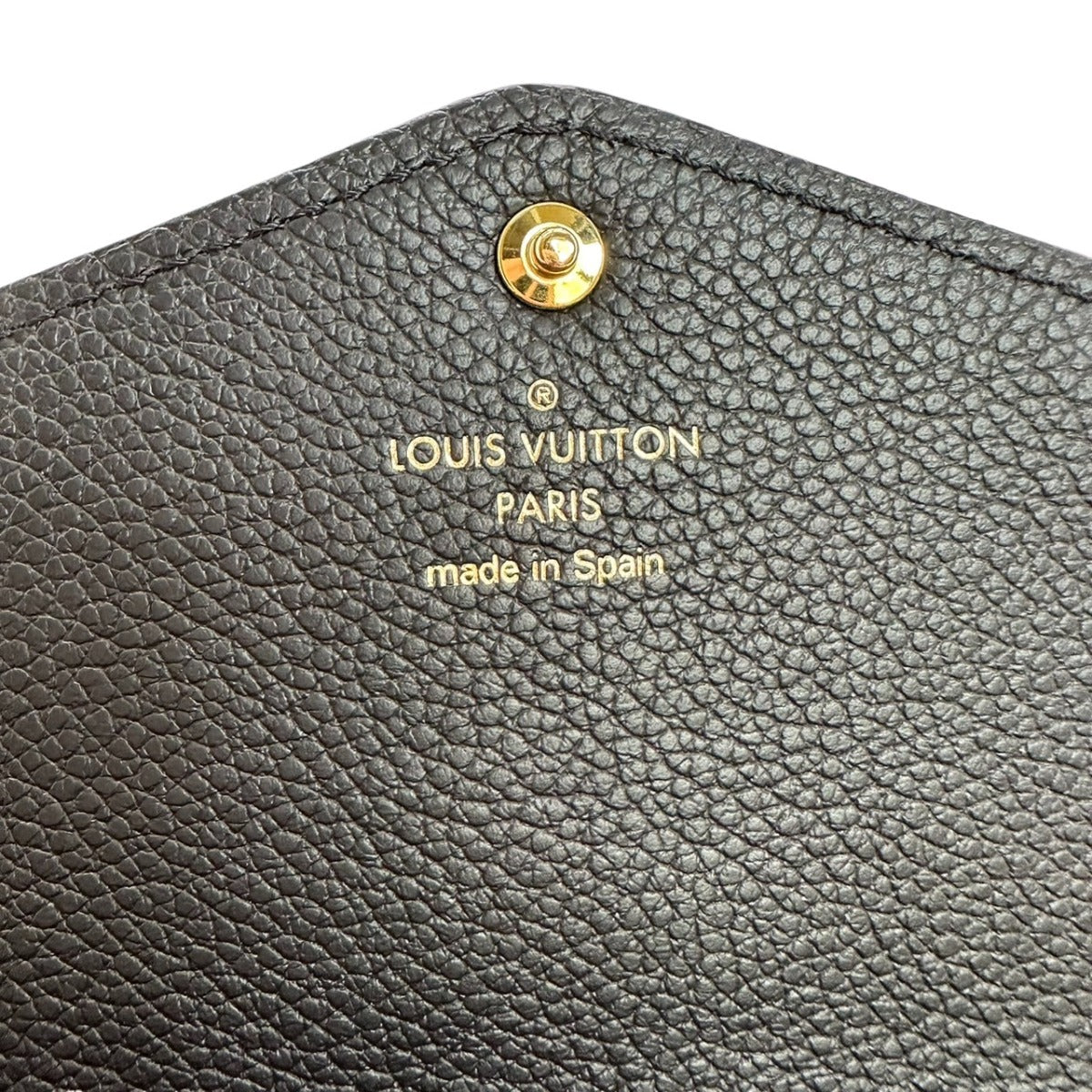 ルイヴィトン LOUIS VUITTON 長財布
 アンプラント ポルトフォイユ・サラ M80496 ブラック ベージュ LV
 【SS】
 【中古】