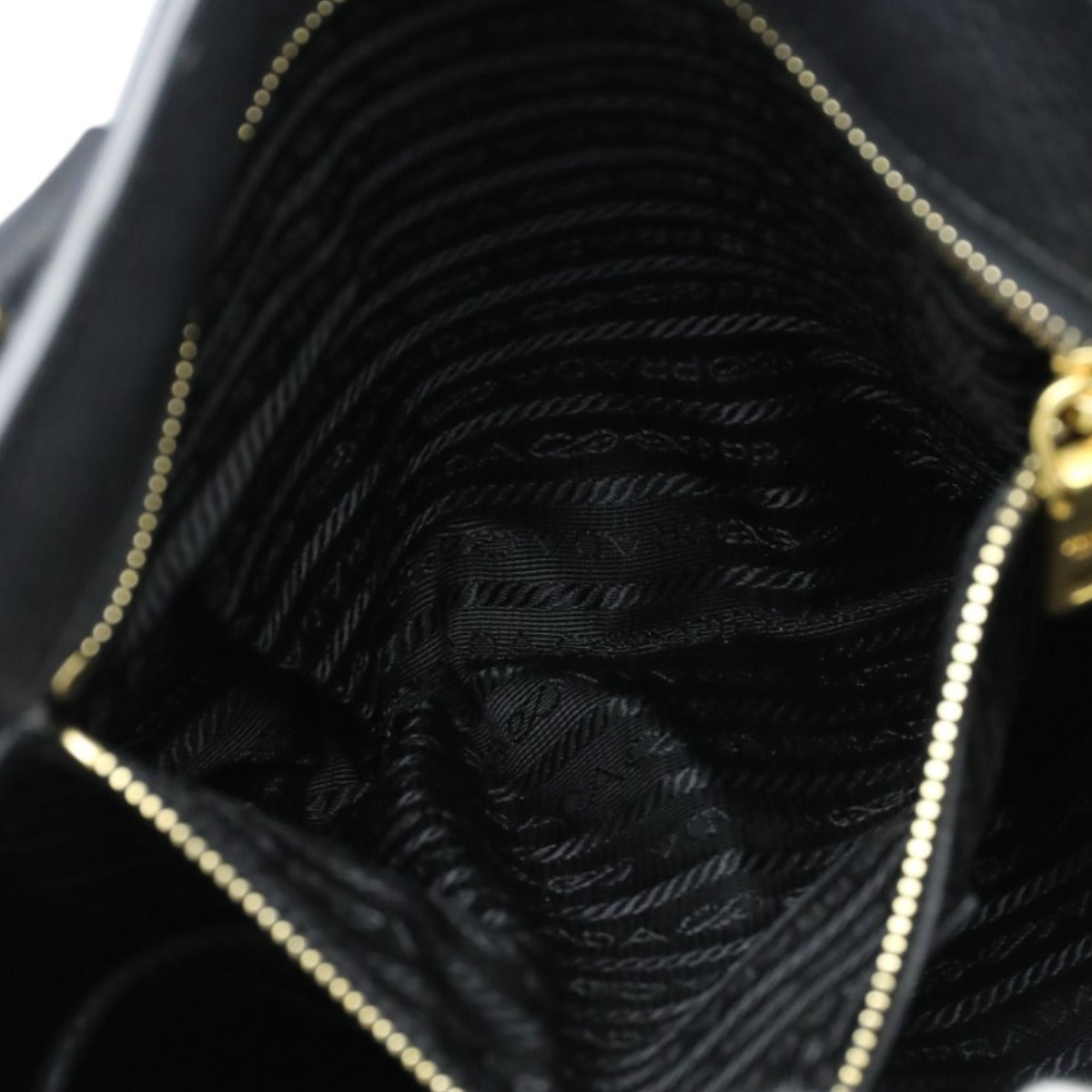 PRADA Tote Bag
 Tote bag leather black [SS]
 【second hand】 