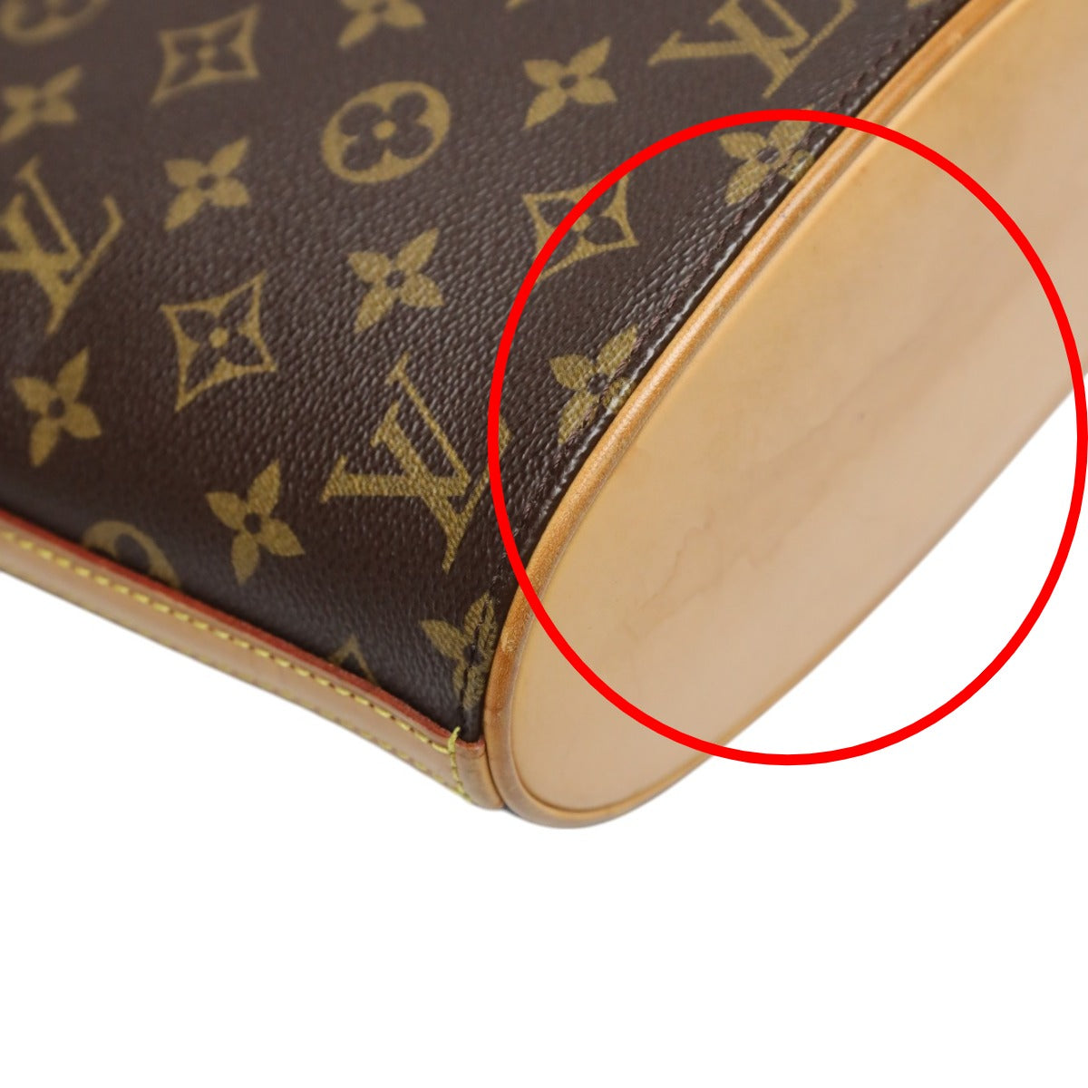 ルイヴィトン LOUIS VUITTON ショルダーバッグ
 ショルダーバッグ モノグラム　 ドルーオ  モノグラムキャンバス M51290 ブラウン LV
 【SS】
 【中古】