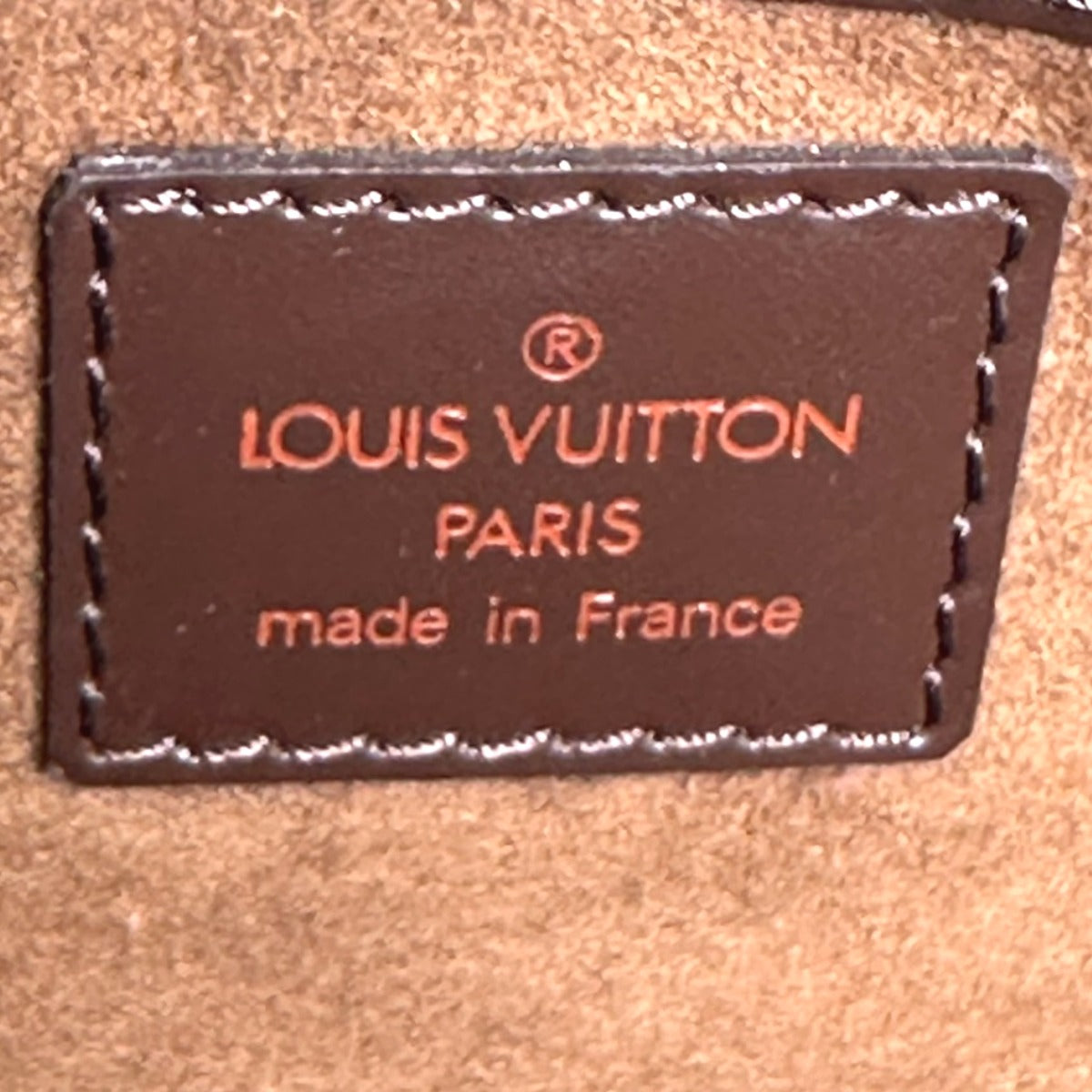 Louis Vuitton LOUIS VUITTON Second Bag
 Damier Ebene Saint Louis Damier Canvas Clutch Bag N51993 Brown LV
 [SS]
 【second hand】 