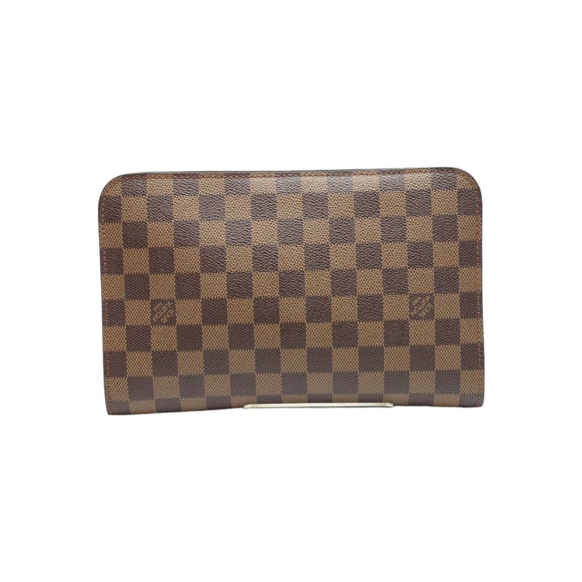 Louis Vuitton LOUIS VUITTON Second Bag
 Damier Ebene Saint Louis Damier Canvas Clutch Bag N51993 Brown LV
 [SS]
 【second hand】 