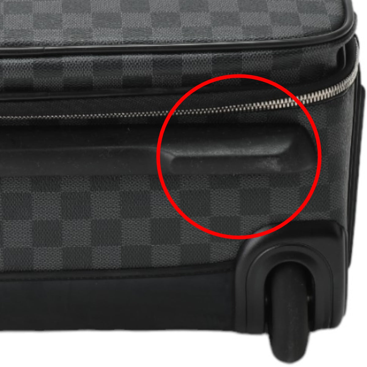 LOUIS VUITTON Carry Bag
 Damier Pegasus 55 Wheeled Suitcase in Damier Graphite Canvas N23300 Grey LV
 [SS]
 【second hand】 