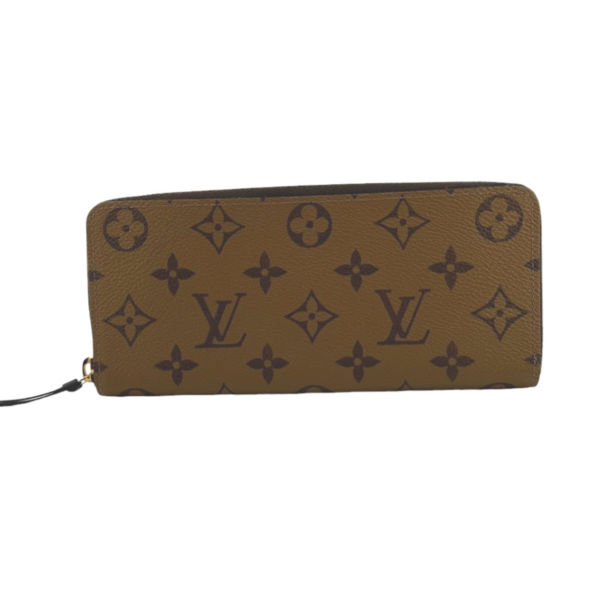 ルイヴィトン LOUIS VUITTON 長財布
 ポルトフォイユ・クレマンス モノグラムリバース ラウンドファスナー モノグラムキャンバス M82336 ブラウン LV
 【中古】