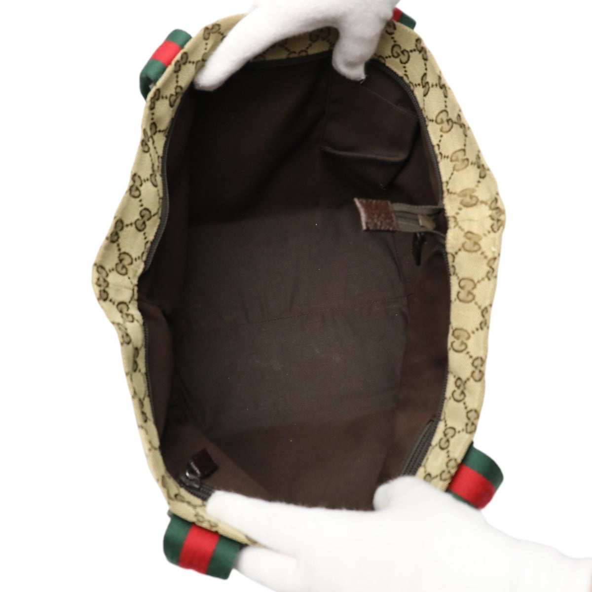 グッチ GUCCI トートバッグ
 ハンドバッグ GGキャンバス 131230 ベージュ 【SS】
 【中古】