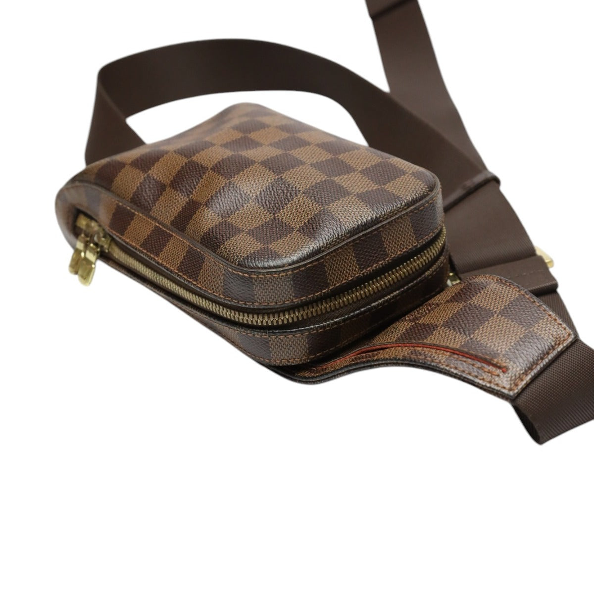 ルイヴィトン LOUIS VUITTON ボディバッグ
 ウエストポーチ ダミエ ジェロニモス  ダミエキャンバス N51994 エベヌ LV
 【SS】
 【中古】