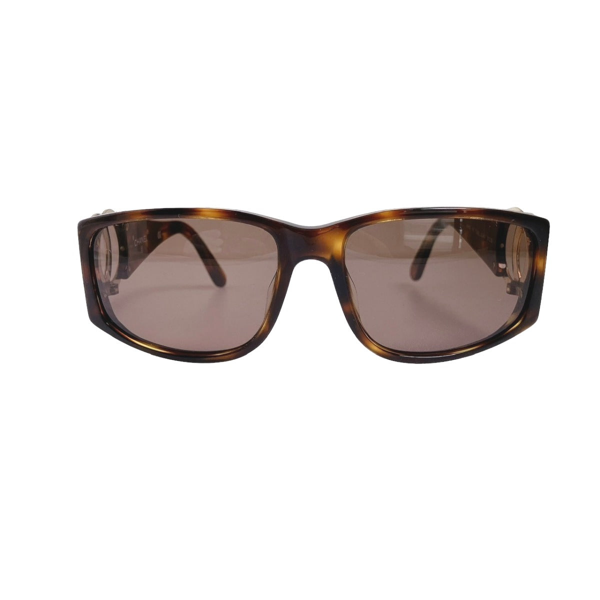 CHANEL Sunglasses
 Sunglasses 02461 91235 Coco Mark Plastic Dark Brown [SS]
 【second hand】 