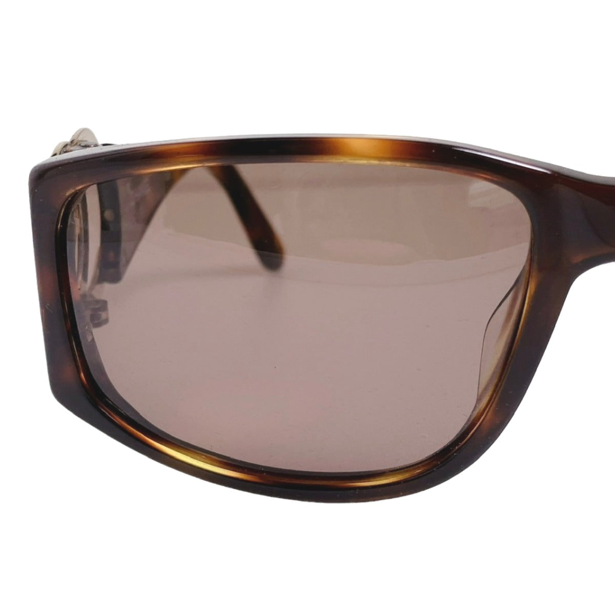 CHANEL Sunglasses
 Sunglasses 02461 91235 Coco Mark Plastic Dark Brown [SS]
 【second hand】 