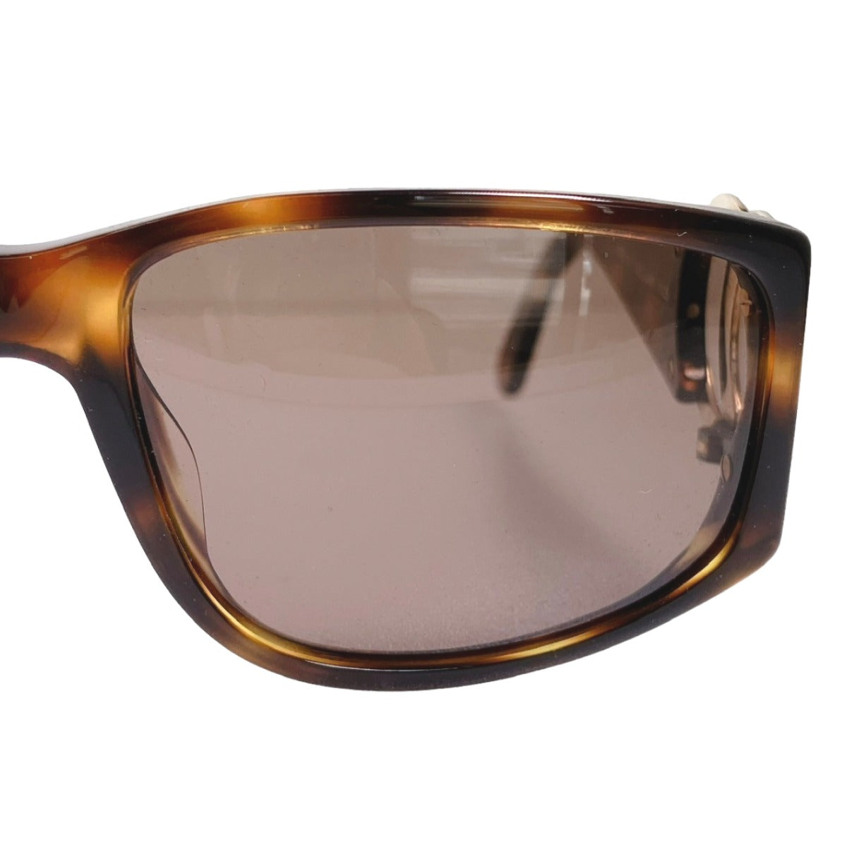 CHANEL Sunglasses
 Sunglasses 02461 91235 Coco Mark Plastic Dark Brown [SS]
 【second hand】 